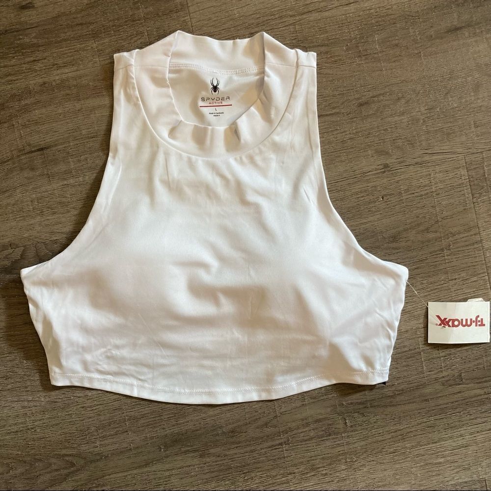 NWT Spyder White Sports Bra